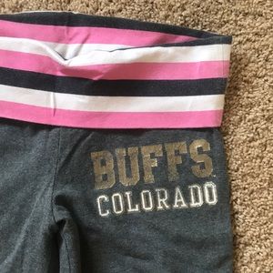 PINK CU Buffs yoga pant